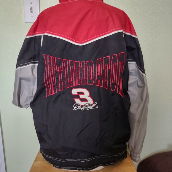 DALE EARNHARDT Vintage Official INTIMIDATOR NASCAR Nutmeg Racing Jacket - Picture 2 of 4